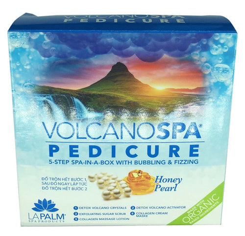 Volcano Pedicure Spa 6 Steps Honey Pearl, Case of 36 packs