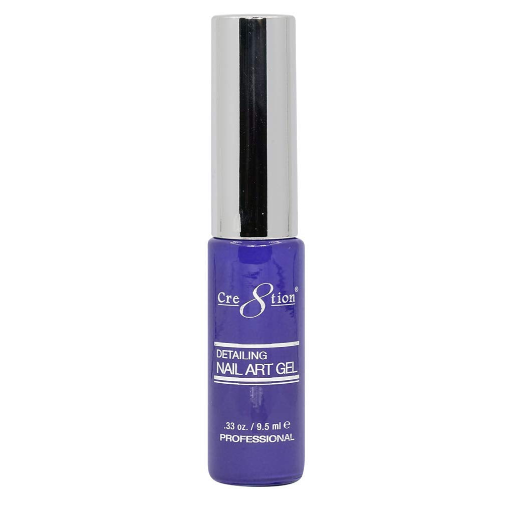 Cre8tion - Gel Nail Polish - Detailing Nail Art (18-Electric Blue)