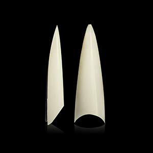 US Nail Manufacturer Stiletto Natural Nail Tips - 540 tips/Box