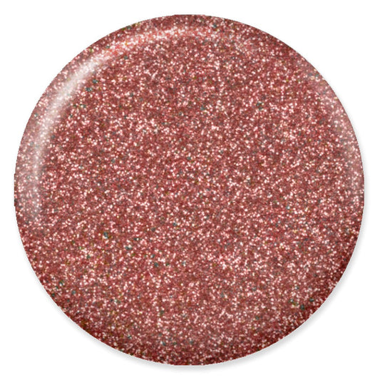 DND DC Mermaid Soak off Gel in holographic glitter - #247 Copper