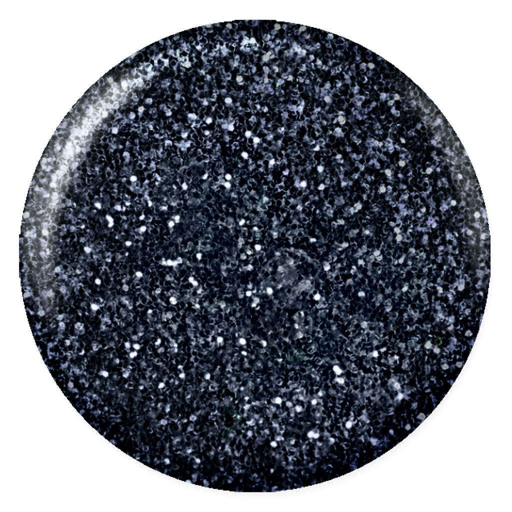 DND DC Mermaid Soak off Gel in holographic glitter - #252 Seaweed