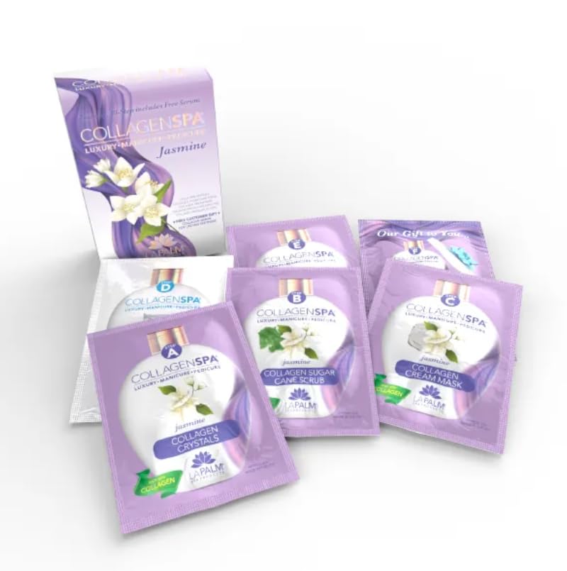 La Palm Collagen Spa Luxury Manicure & Pedicure 10 Step Kit - (Case 60pcs)