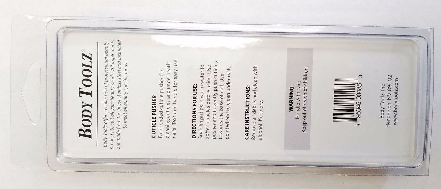 Body Toolz (CS485) - Professional Cuticle Pusher & Cleaner 5 1/4"