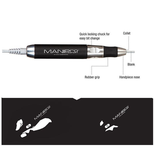 KUPA MANIPro Passport Portable Nail Drill RED