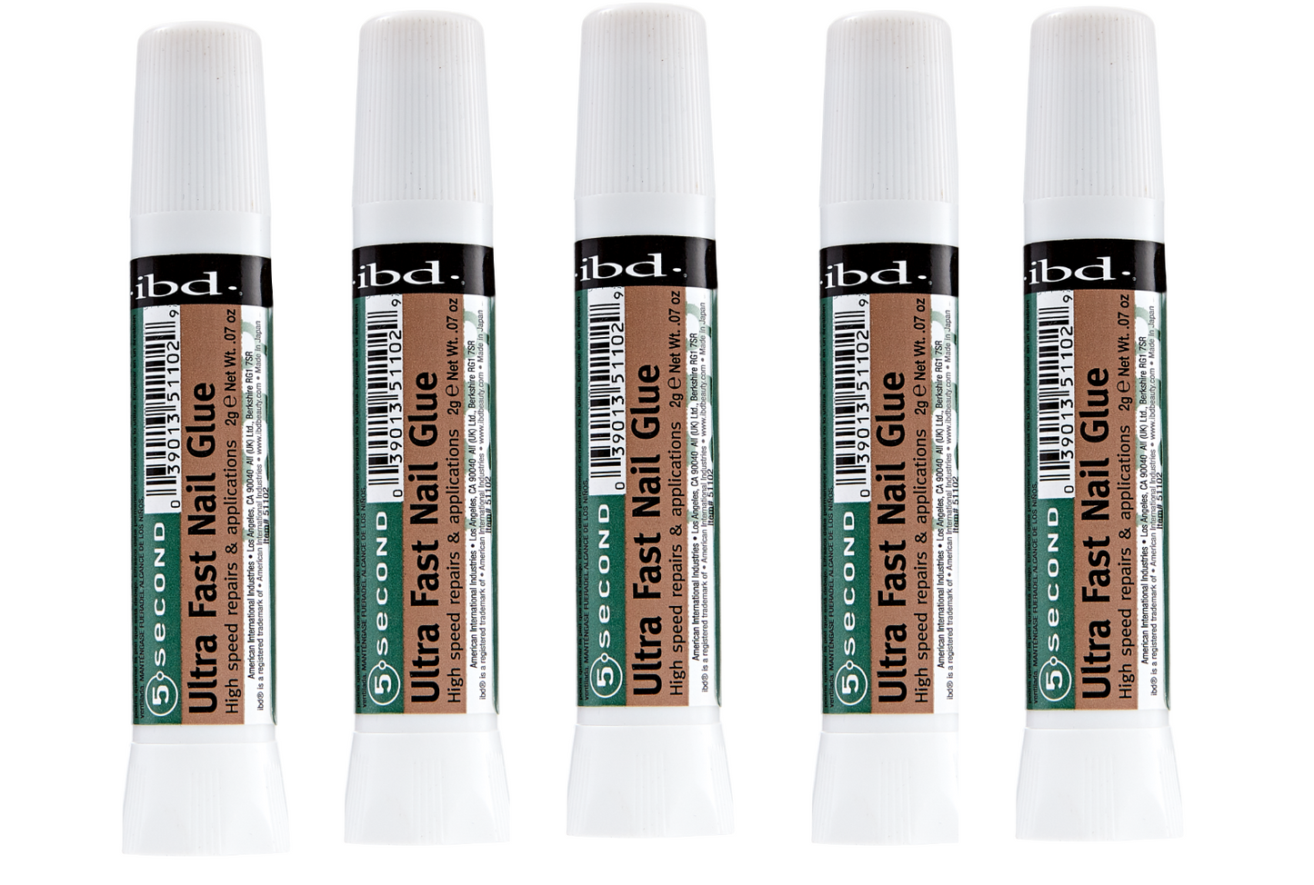 ibd 5 second Ultra Fast Nail Glue 2g Package