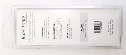 Body Toolz (CS494) - 5" Double End Cuticle Pusher (Professional Quality)