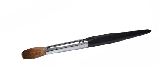 Petal Six Angles Crimped Kolinsky Acrylic Nail Brush - Choose Size