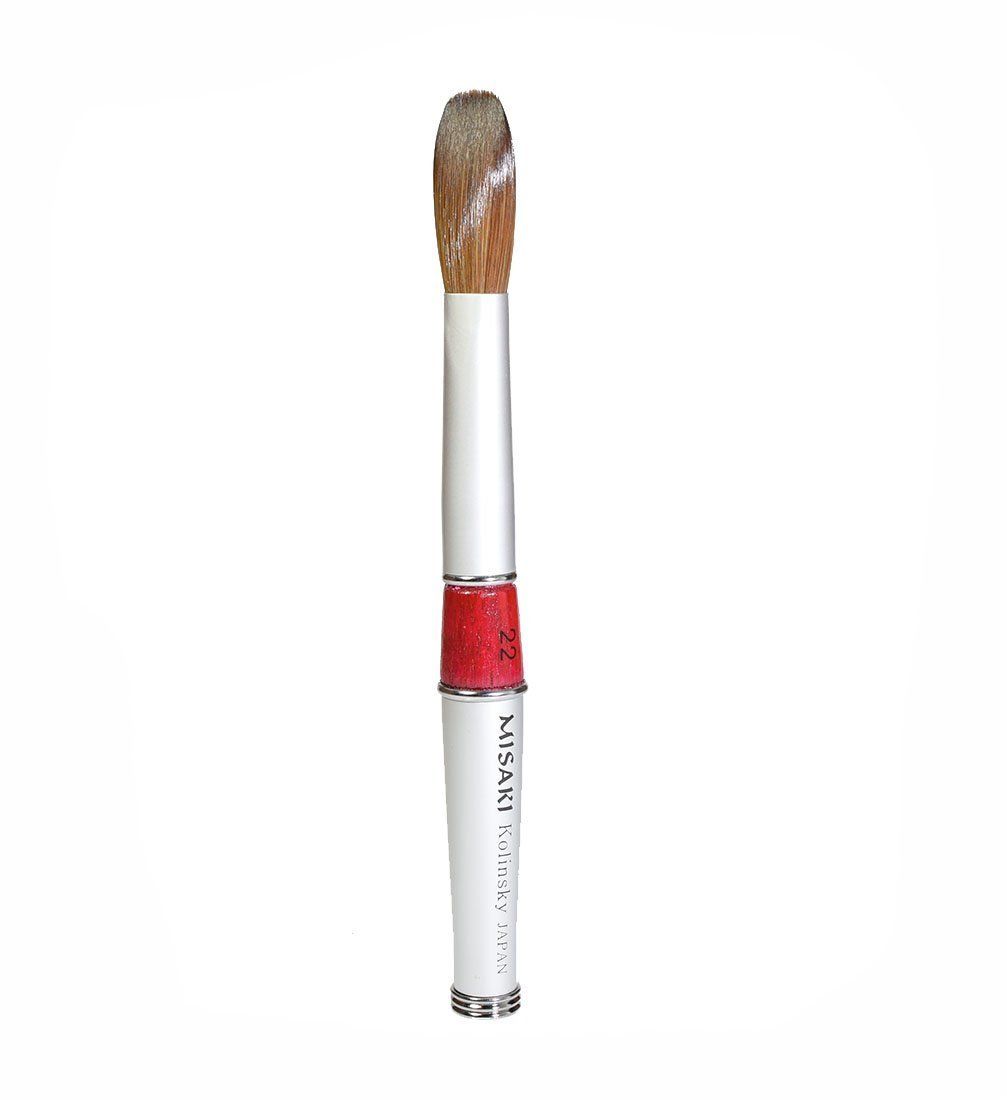 MISAKI - Kolinsky Acrylic Nail Brush For Manicure Powder (CRIMPED) - Choose size