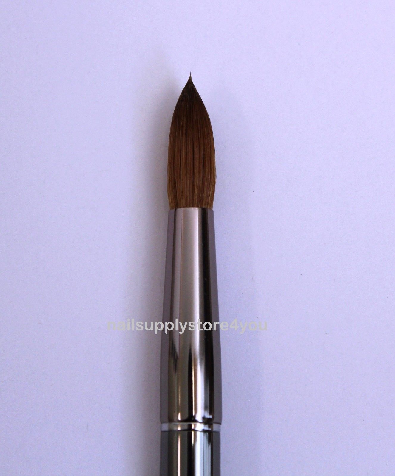 999 Titanium Handle Kolinsky Acrylic Nail Brush For Manicure powder - ROUND