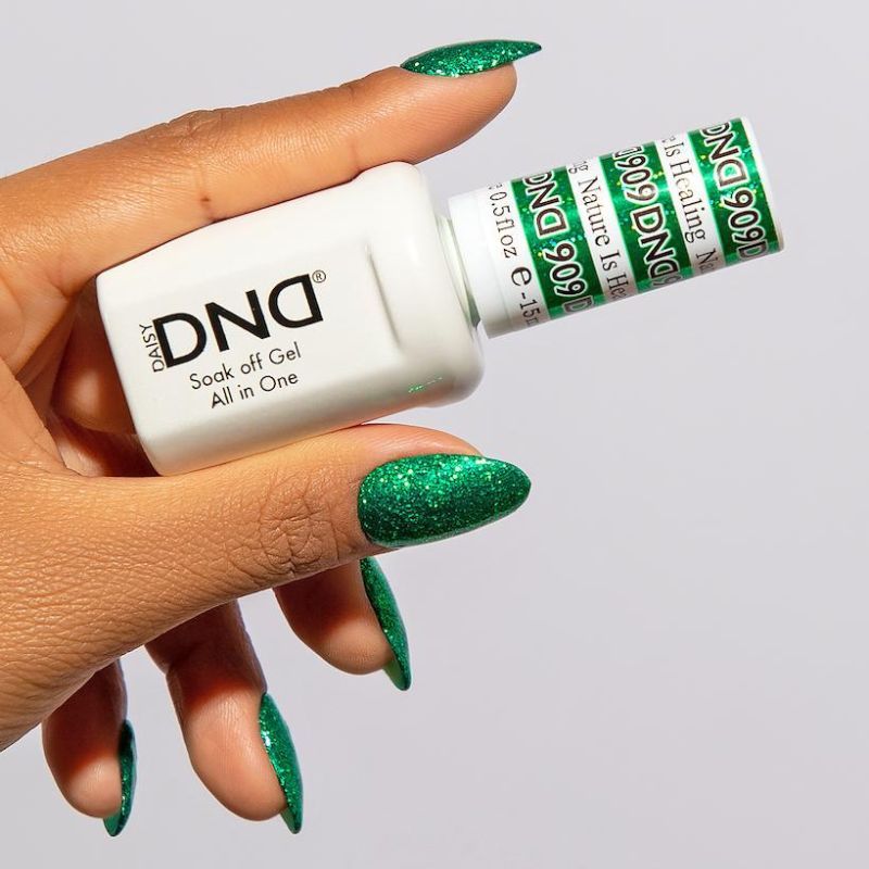 DND Gel Super Glitters #909 Nature is Healing