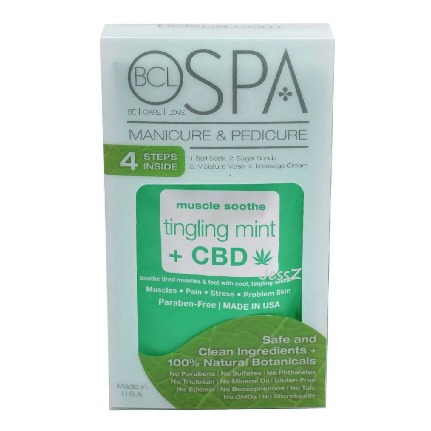 BCL Organic Spa 4 steps Pedicure Box