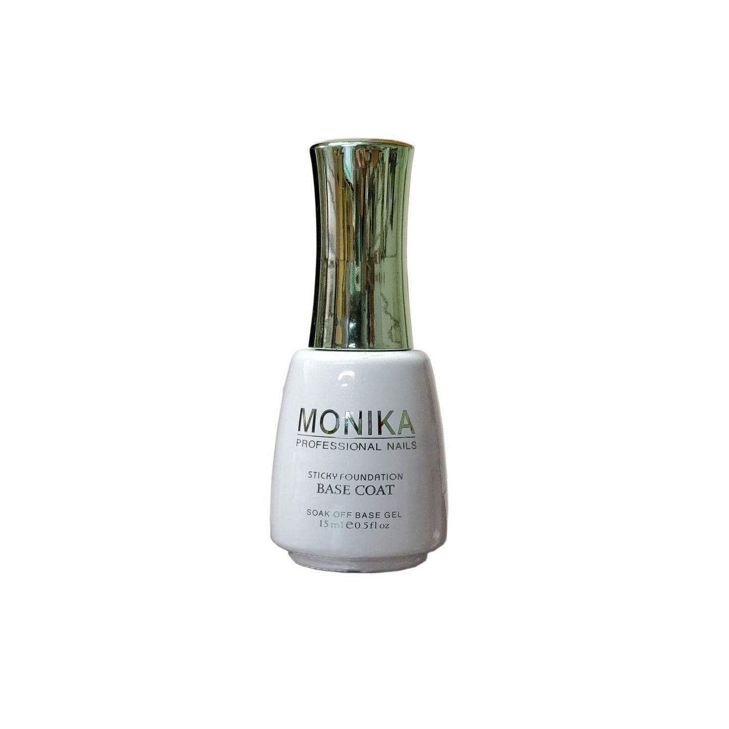 MONIKA Professional - UV/LED Soak off Gel (No-Wipe) TOP COAT & BASE COAT - 0.5 fl.oz/15mL