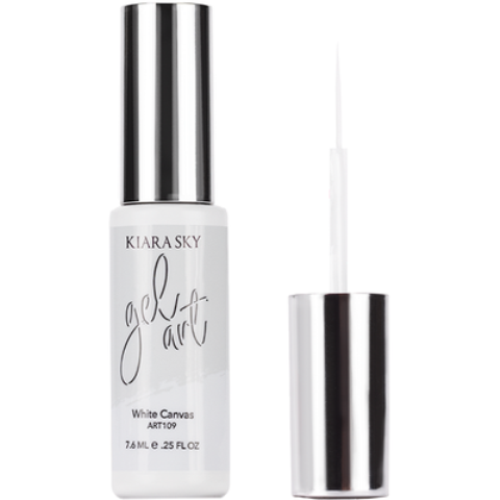 Kiara Sky Detailing Nail Art Soak Off Gel Striper - White Canvas