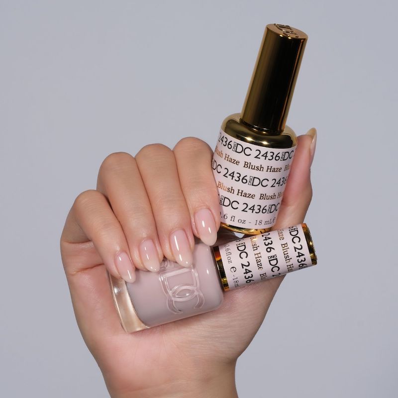 DND DC Premium set Gel Color Matching Polish Color - 2436 Blush Haze