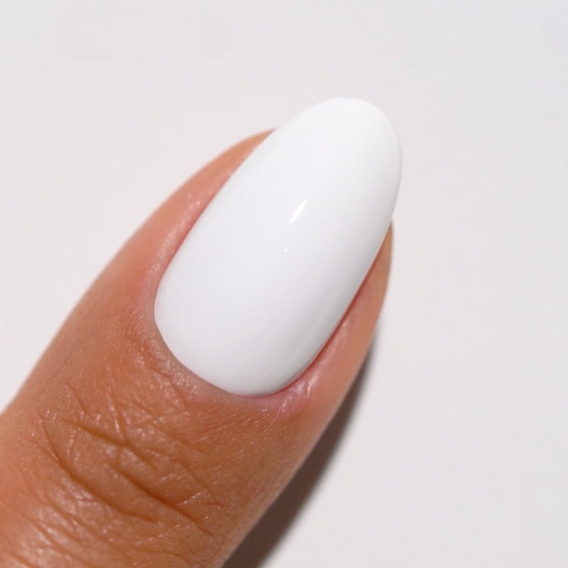 DND Diva Gel & Nail Polish - Perfect White #156
