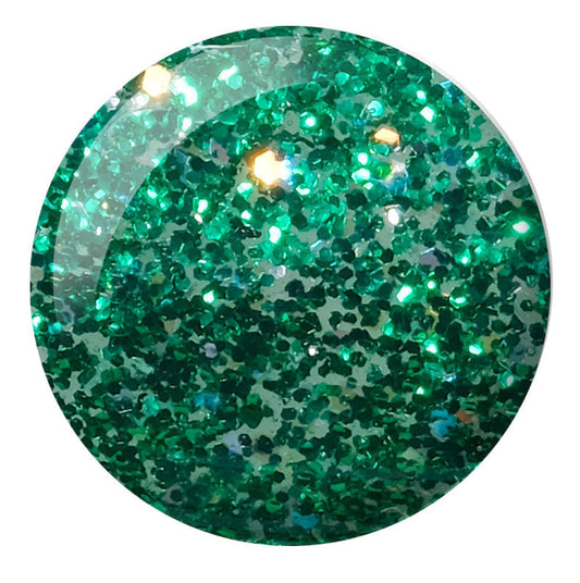 DND Gel Super Glitters #908 Green Aura