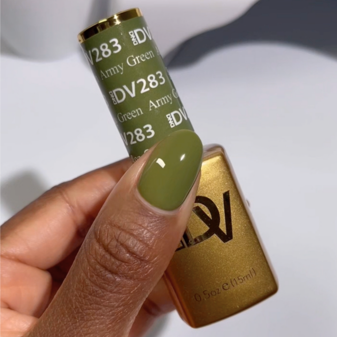 DND Diva Gel & Nail Polish - Army Green #283