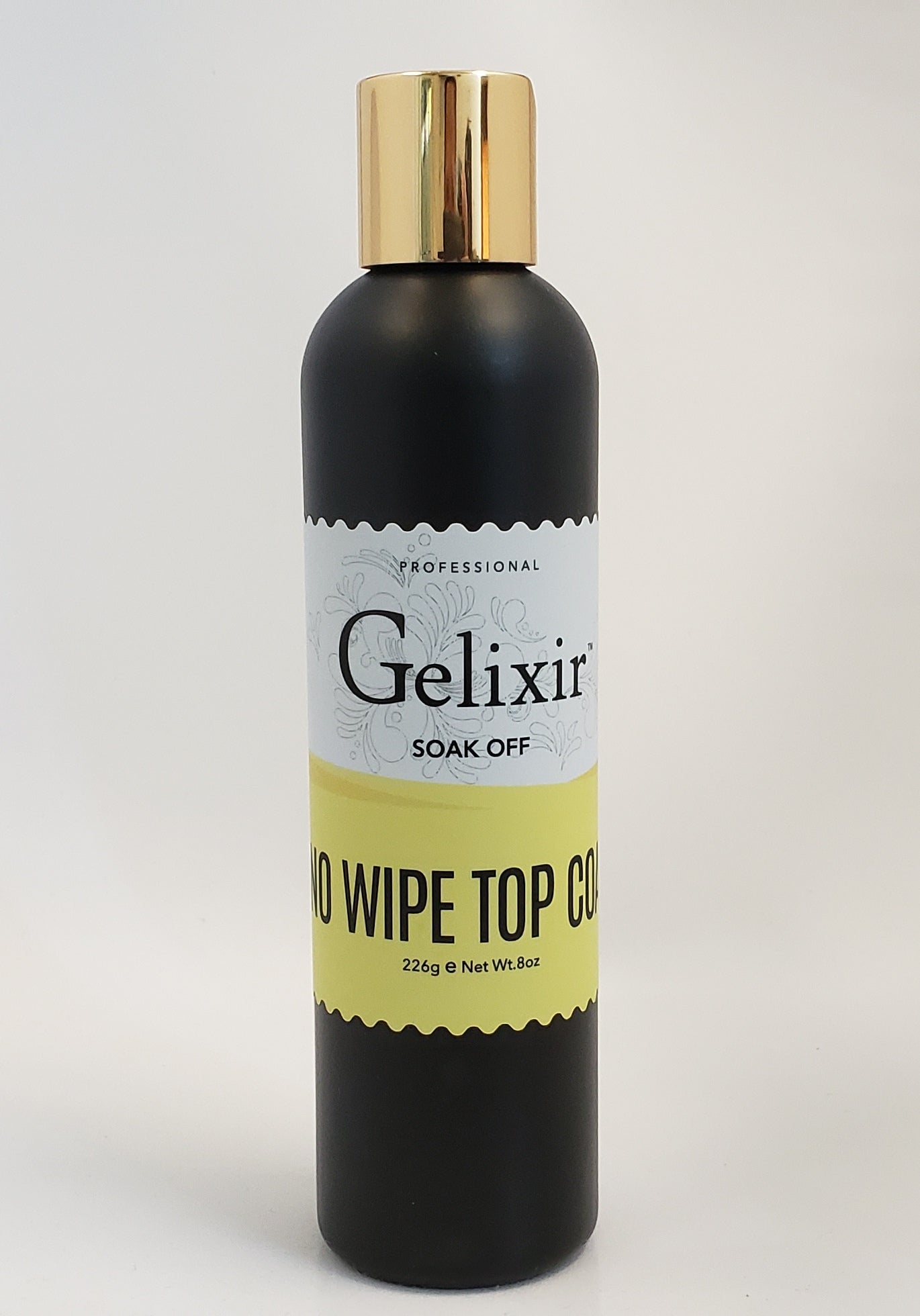 GELIXIR - LED/UV Soak Off Gel - No-wipe Top Coat - Refill Size 8oz
