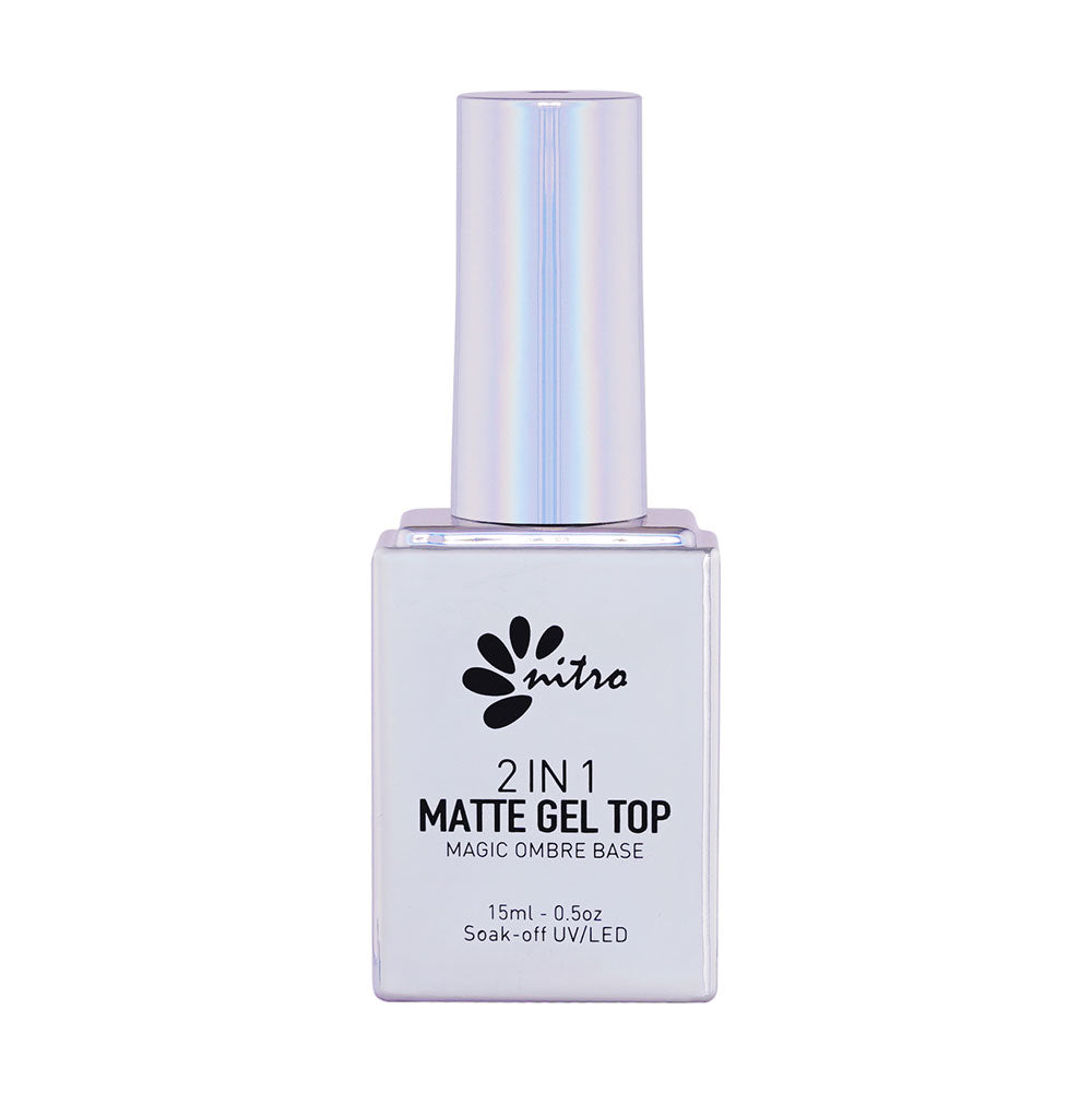 Nitro - 2 in 1 Matte Gel Top (Magic Ombre) 0.5 fl. oz