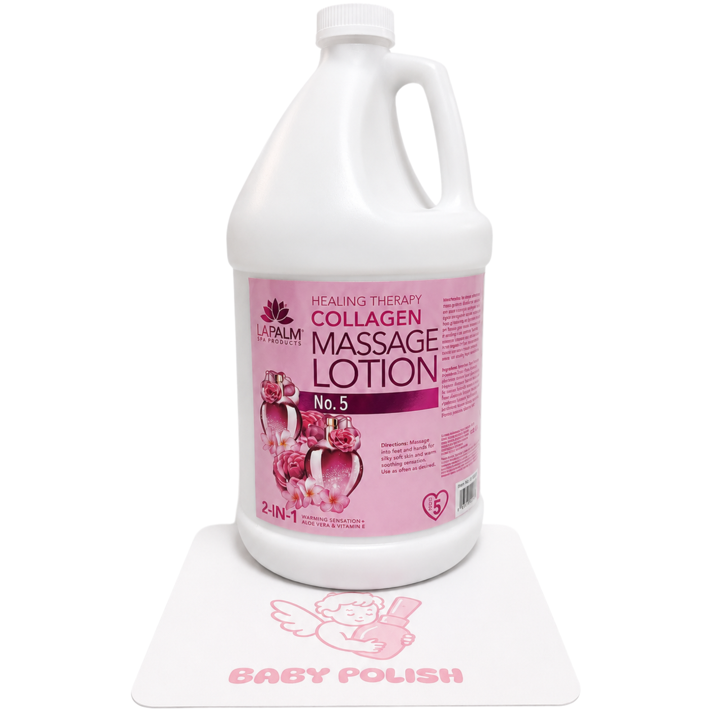 LAPALM Product - 2 in 1 Healing Therapy Massage Lotion No. 5 - 1 Gallon
