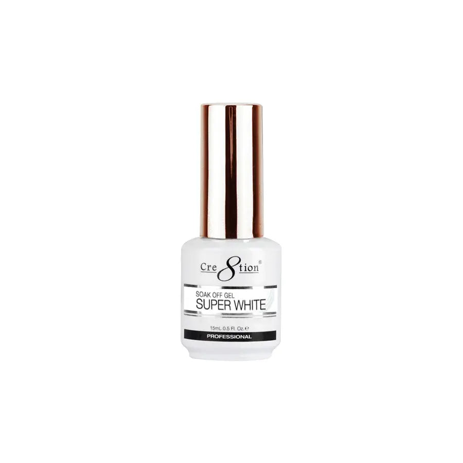 Cre8tion Soak Off Gel - Super White