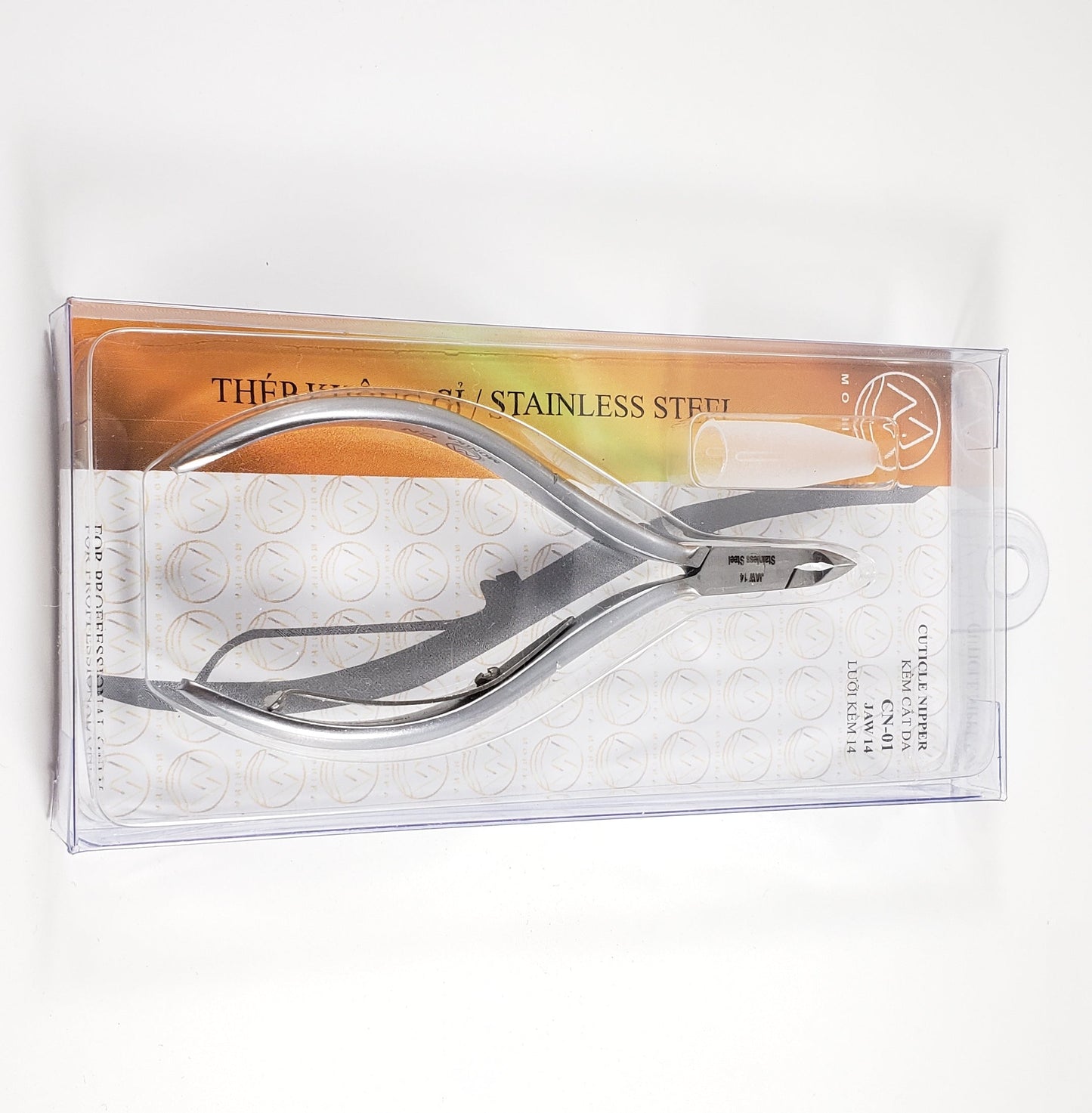 MONIKA - Professional Stainless Steel Cuticle Nipper (CN01 - Jaw #14)