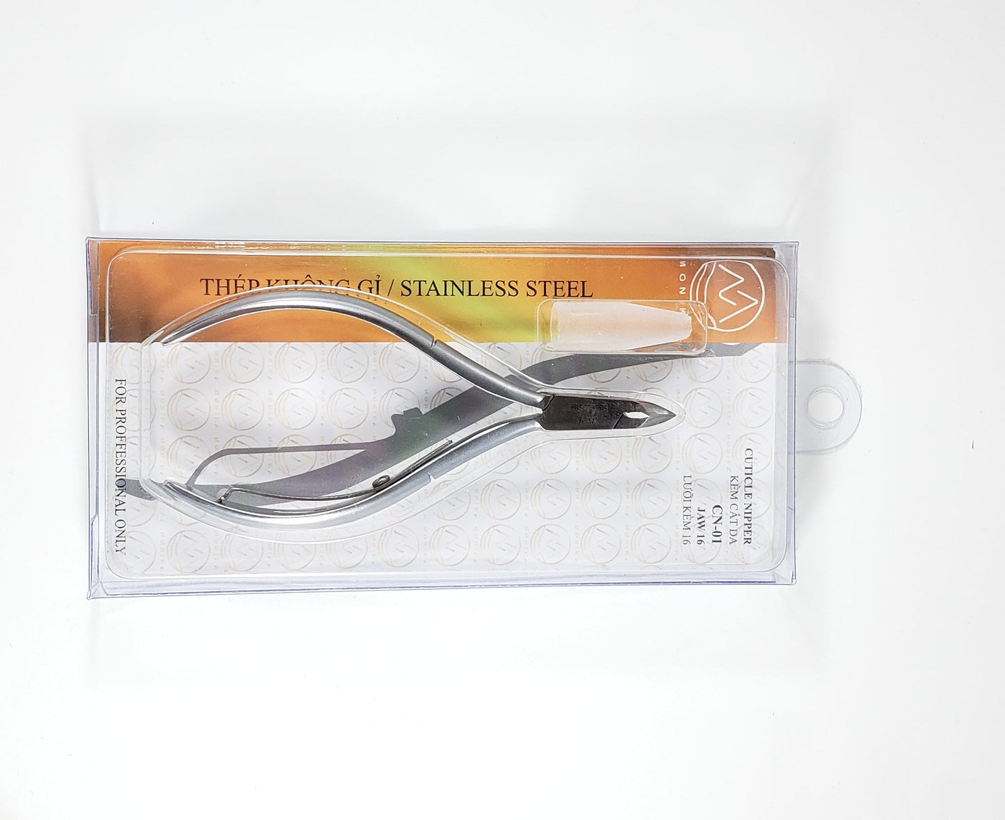 MONIKA - Professional Stainless Steel Cuticle Nipper (CN01 - Jaw #16)