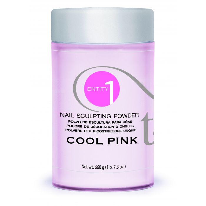 Entity Beauty Nail Acrylic Sculpting Powder COOL Pink - Size 23.3oz