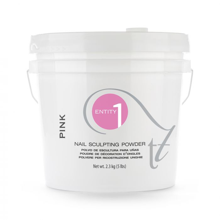 Entity Nail Sculpting Acrylic Powder 5 LB Bucket - Pink