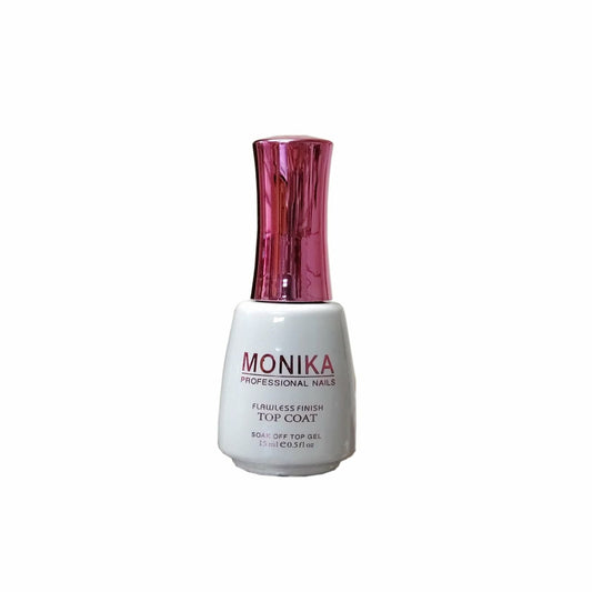 MONIKA Professional - UV/LED Soak off Gel (No-Wipe) TOP COAT & BASE COAT - 0.5 fl.oz/15mL