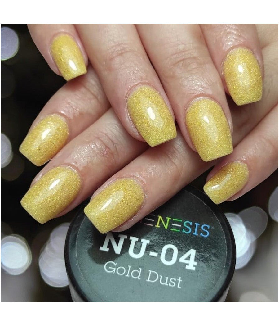 NuGenesis Dip Powder - NU 04 - Gold Dust (Glitter)