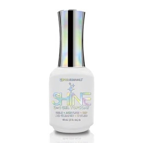 Premium Nails SHINE 3 in 1 Acrylic/Dip/Gel No-Wipe Topcoat, 0.5 oz