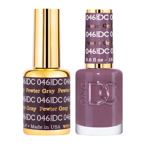DND DC Polish & Lacquer - 46 - Pewter Gray