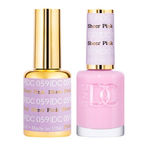 DND DC Polish & Lacquer - 59 - Sheer Pink