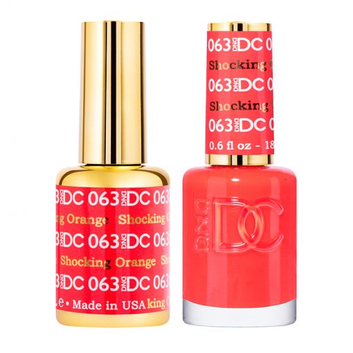 DND DC Polish & Lacquer - 63 - Shocking Orange