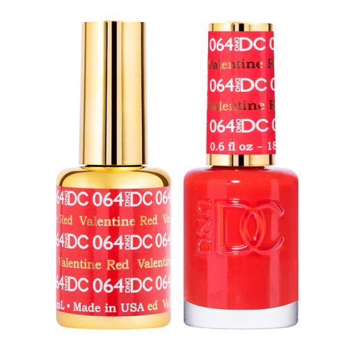 DND DC Polish & Lacquer - 64 - Valentine Red