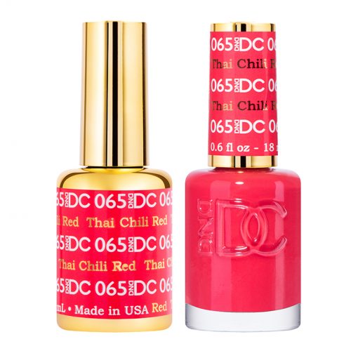 DND DC Polish & Lacquer - 65 - Thai Chilli Red