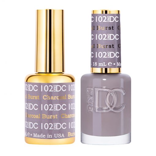 DND DC Polish & Lacquer - 102 - Charcoal Burnt