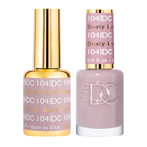 DND DC Polish & Lacquer - 104 - Dusty Peach