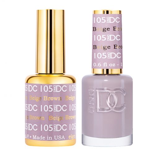 DND DC Polish & Lacquer - 105 - Beige Brown