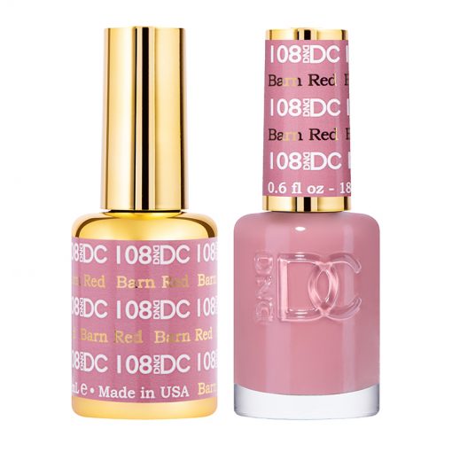 DND DC Polish & Lacquer - 108 - Barn Red