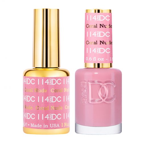 DND DC Polish & Lacquer - 114 - Coral Nude