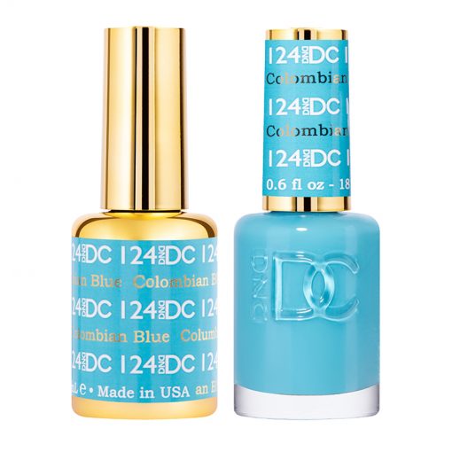 DND DC Polish & Lacquer - 124 - Columbian Blue