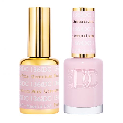 DND DC Polish & Lacquer - 136 - Geranium Pink