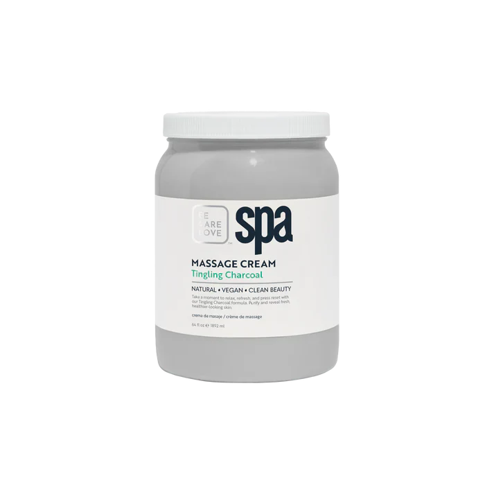BCL Spa Pedicure Organic Massage Cream - Tingling Charcoal