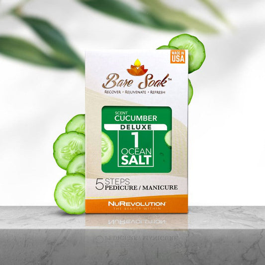 Nurevolution Bare Soak 5 Step Case 50 kits - Cucumber