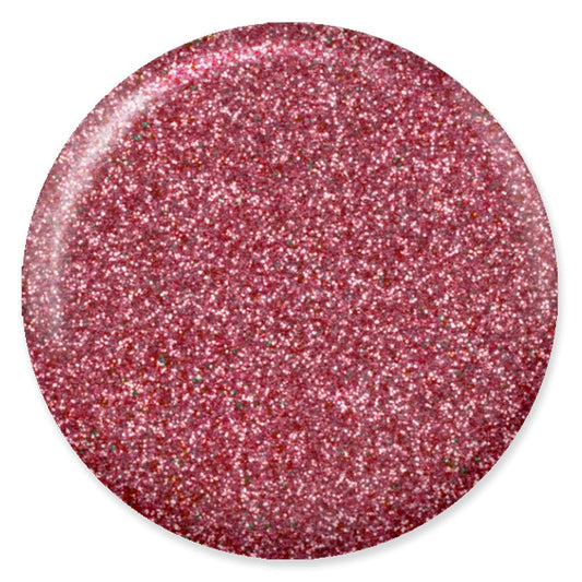 DND DC Mermaid Soak off Gel in holographic glitter - #237 Muted Pink