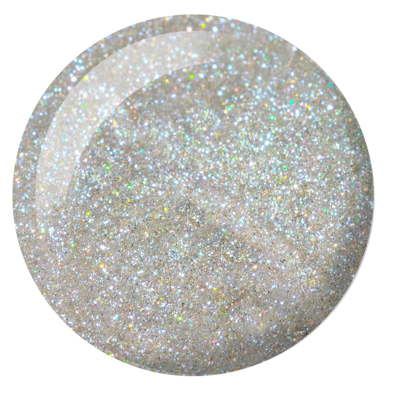 DND DC Mermaid Soak off Gel in holographic glitter - #240 Sea Shell