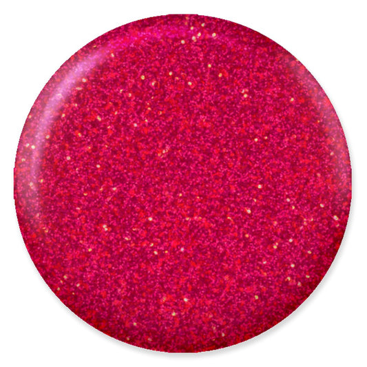 DND DC Mermaid Soak off Gel in holographic glitter - #246 Coral