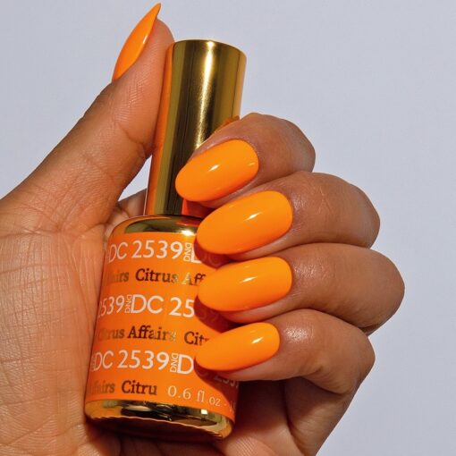 DND DC Premium set Gel Color Matching Polish Color - Citrus Affairs #2539
